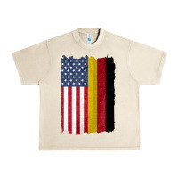 Sandshell united states with germany flag mix us and german country flags Urban Heavy Tee - linhVisuals