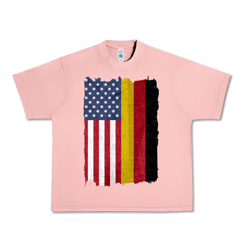 United States With Germany Flag Mix Us And German Country Flags Urban Heavy Tee by linhVisuals | Teevron