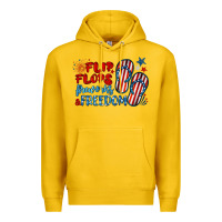 Lemon flip flops fireworks & freedom Premium Hoodie - BarkalooDesign
