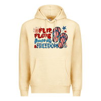 Pina Colada flip flops fireworks & freedom Premium Hoodie - BarkalooDesign