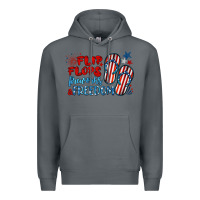 Rock flip flops fireworks & freedom Premium Hoodie - BarkalooDesign