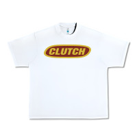 White clutch Urban Heavy Tee - linhVisuals