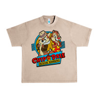 French Oak chip and dale anime character Urban Heavy Tee - linhVisuals