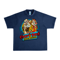 Navy chip and dale anime character Urban Heavy Tee - linhVisuals