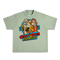 Oil Green chip and dale anime character Urban Heavy Tee - linhVisuals