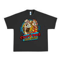 Pigment Black chip and dale anime character Urban Heavy Tee - linhVisuals