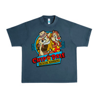 Midnight Navy chip and dale anime character Urban Heavy Tee - linhVisuals