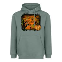 Sage halloween backround Heavyweight Hoodie - RanaPortraitStore