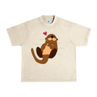 Sandshell otter Urban Heavy Tee - linhVisuals