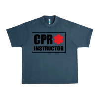 Midnight Navy cpr instructor Urban Heavy Tee - linhVisuals