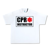 White cpr instructor Urban Heavy Tee - linhVisuals