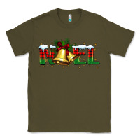 Army Green noel Christmas bells Classic Tee - BarkalooDesign