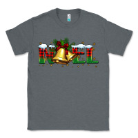 Charcoal Heather noel Christmas bells Classic Tee - BarkalooDesign