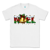 White noel Christmas bells Classic Tee - BarkalooDesign
