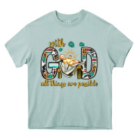 Arona with god all things are possible with baby jesus bbs Heavy Core Tee - BundleAndBundleShop