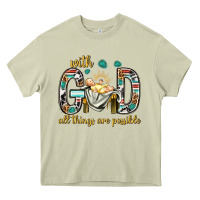 Mossy with god all things are possible with baby jesus bbs Heavy Core Tee - BundleAndBundleShop
