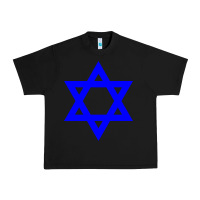 Black star of david Urban Heavy Tee - linhVisuals