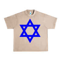 French Oak star of david Urban Heavy Tee - linhVisuals