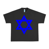 Pigment Black star of david Urban Heavy Tee - linhVisuals