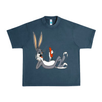 Midnight Navy funny rabbit 3 Urban Heavy Tee - linhVisuals