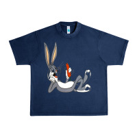 Navy funny rabbit 3 Urban Heavy Tee - linhVisuals