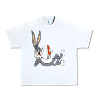 White funny rabbit 3 Urban Heavy Tee - linhVisuals