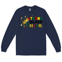 Navy strong black queen Long Sleeve Tee - Artiststas