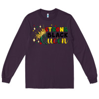 Plum strong black queen Long Sleeve Tee - Artiststas