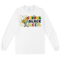 White strong black queen Long Sleeve Tee - Artiststas