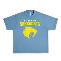 Pebble Blue houston sabercats Urban Heavy Tee - linhVisuals
