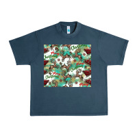 Midnight Navy christmas magic pattern Urban Heavy Tee - CowhideDigitalArt