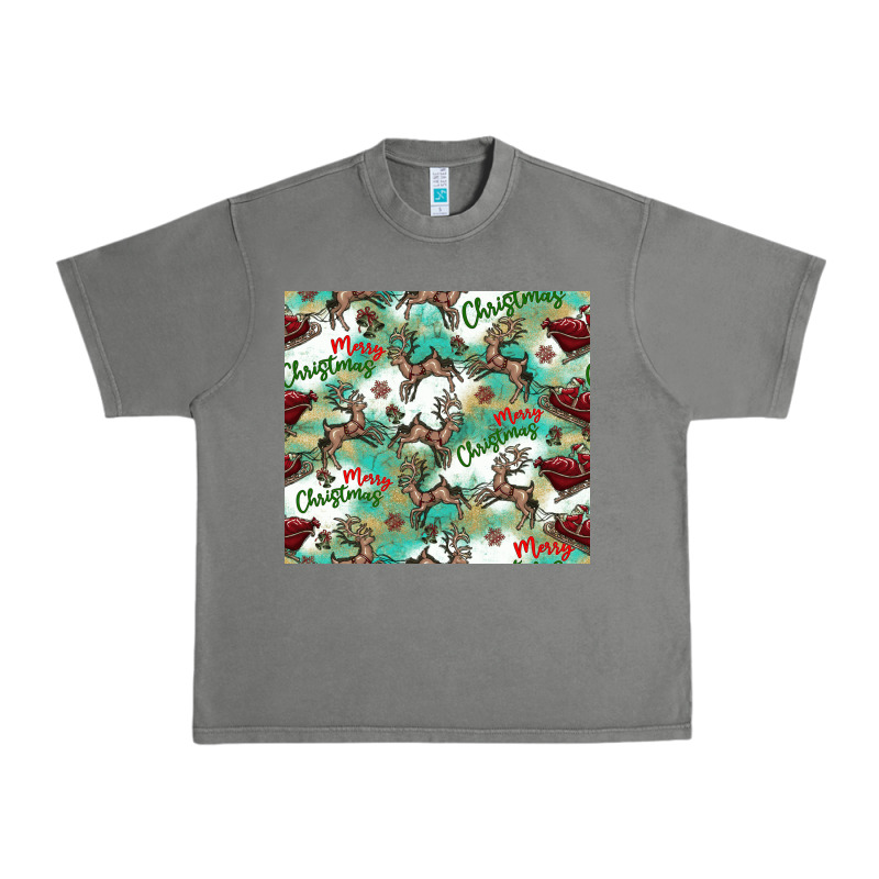 Christmas Magic Pattern Urban Heavy Tee by CowhideDigitalArt | Teevron