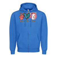 True Royal Peace Love Goats Zipper Hoodie - Jasminsmagicworld