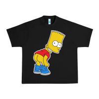 Black TRIPY BART SIMPSONS Urban Heavy Tee - linhVisuals