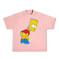 Salmon TRIPY BART SIMPSONS Urban Heavy Tee - linhVisuals