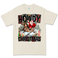 Bone Howdy Christmas Rodeo Santa Premium Tee - FaDigitalArtStudio