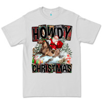 Howdy Christmas Rodeo Santa Premium Tee | Teevron
