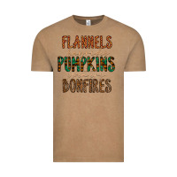 Vintage Coffee flannels hayrides pumpkins bonfires Vintage Tee - CowhideDigitalArt