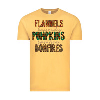 Vintage Mustard flannels hayrides pumpkins bonfires Vintage Tee - CowhideDigitalArt