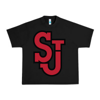 Black st. john's red storm Urban Heavy Tee - linhVisuals