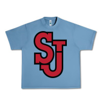 Pebble Blue st. john's red storm Urban Heavy Tee - linhVisuals