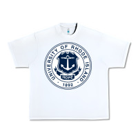 White university of rhode island Urban Heavy Tee - linhVisuals