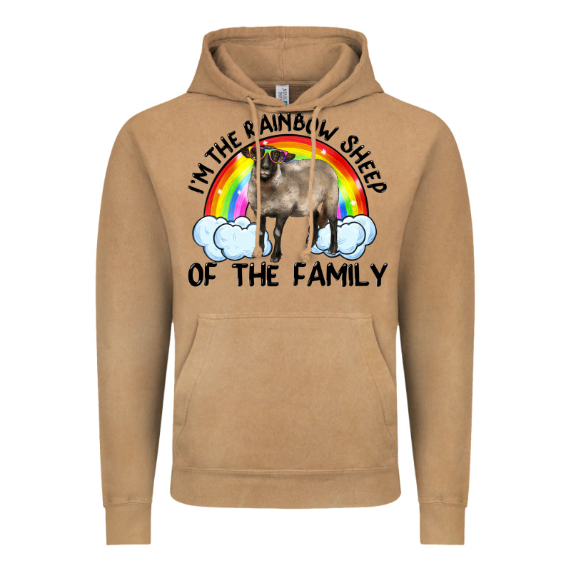 I'm The Rainbow Sheep Of The Family Suffolk Sheep Black Face Sheep Vintage Hoodie by Artiststas | Teevron