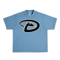 Pebble Blue D Backs Baseball Urban Heavy Tee - linhVisuals