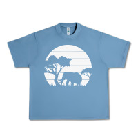 Pebble Blue elephant art Urban Heavy Tee - linhVisuals
