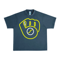 Midnight Navy The Brew Crew Baseball Urban Heavy Tee - linhVisuals