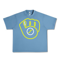 Pebble Blue The Brew Crew Baseball Urban Heavy Tee - linhVisuals
