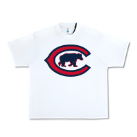 White The Cubbies Baseball Urban Heavy Tee - linhVisuals