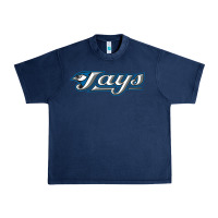Navy The Jays Baseball Urban Heavy Tee - linhVisuals