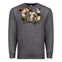Charcoal Heather tenesse state cowhide serape cactus Premium Sweatshirt - RanaPortraitStore